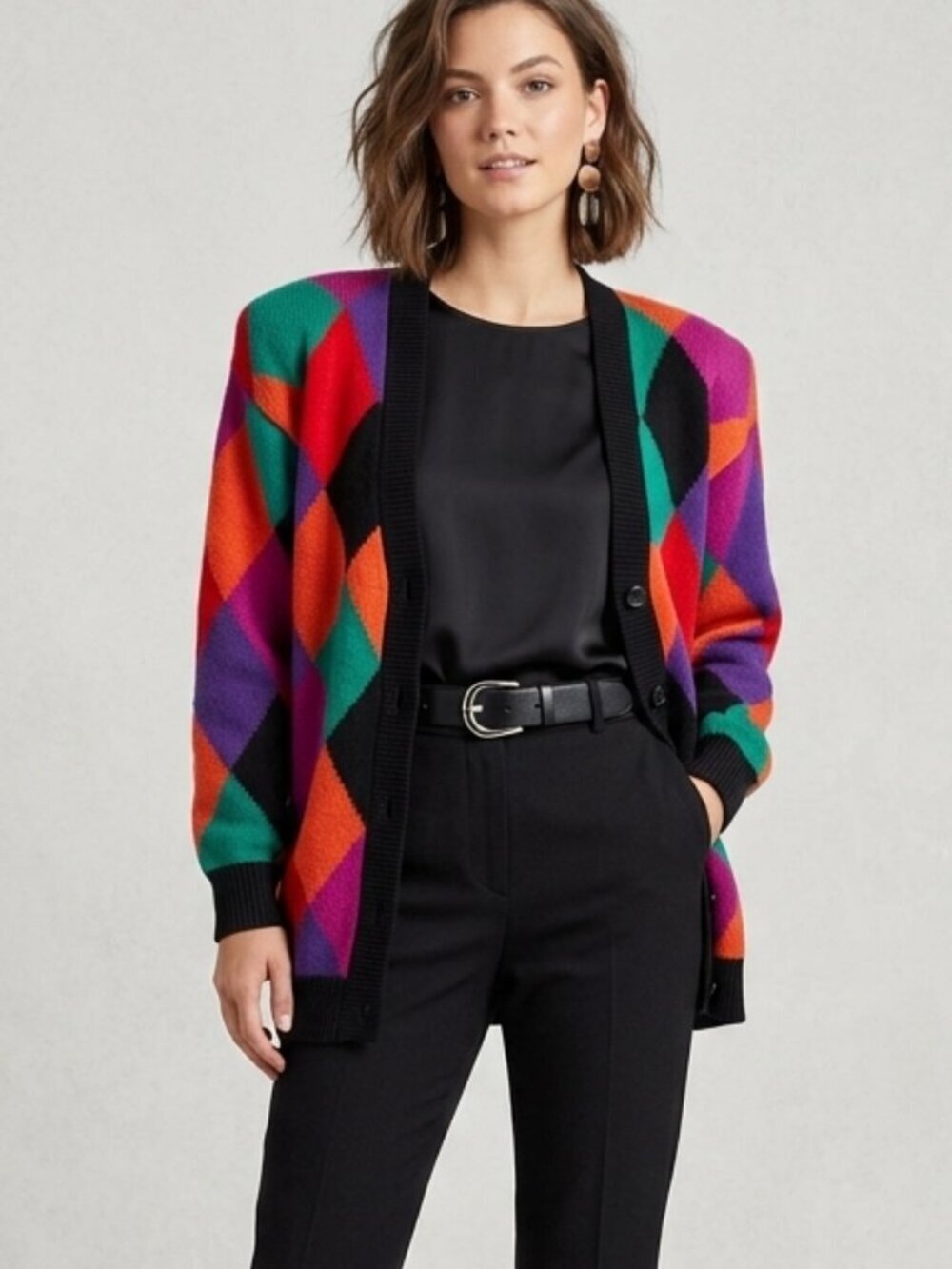 VTG Lambswool Sweater Cardigan